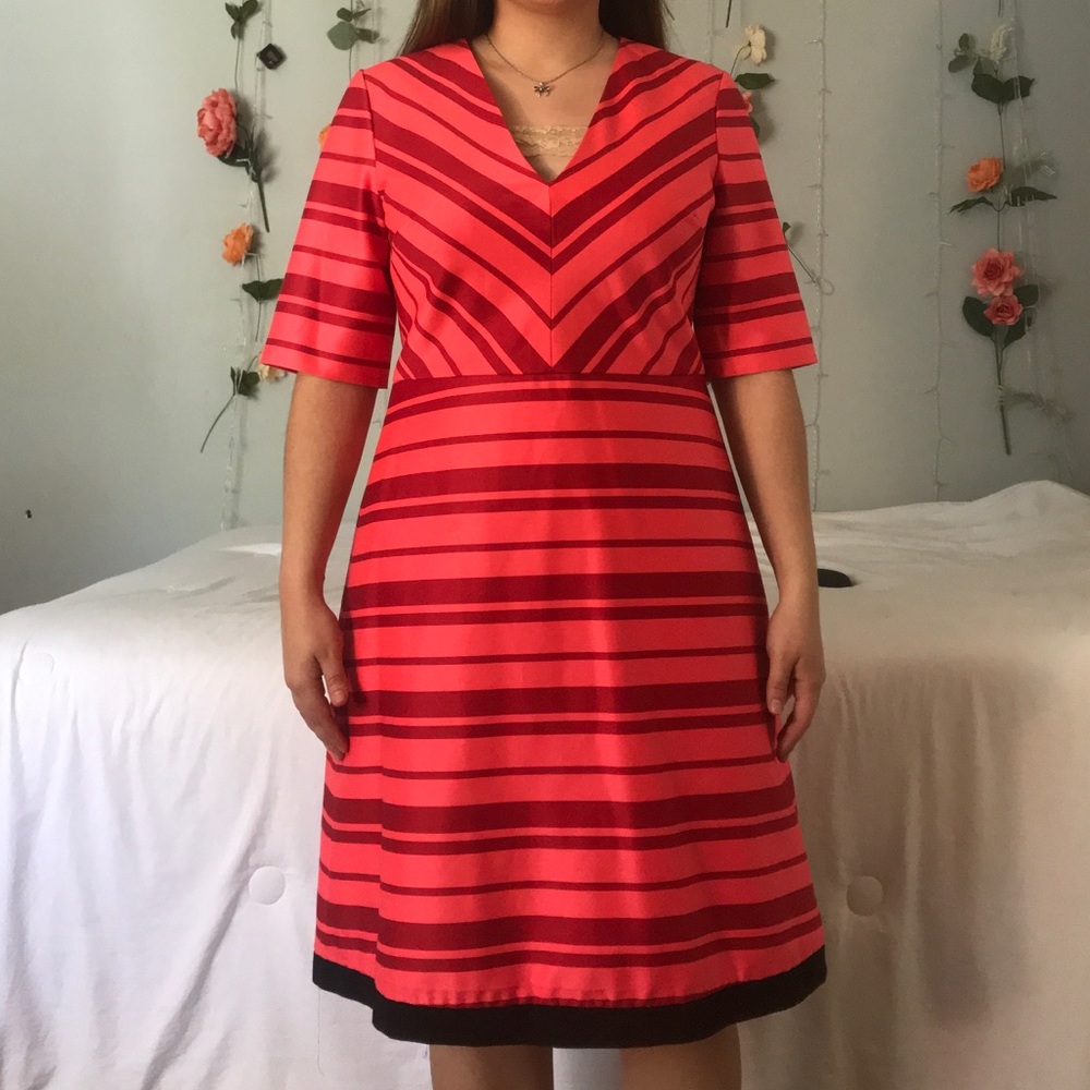 Red candy color dress